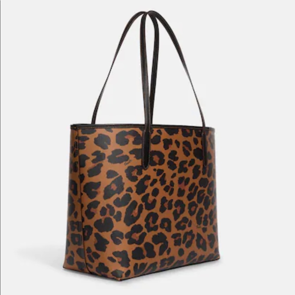 Coach city tote leopard print NWT - Picture 2 of 12